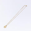 Secondhand Christian Dior CD Round Pendant Necklace