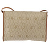 Christian Dior Vintage Honeycomb Flap Crossbody Bag Canvas and Leather