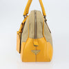 Prada Bowler Bag Canvas with Leather