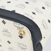 MCM Visetos Handbag Canvas and Leather