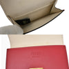 Secondhand Fendi Peekaboo Wallet Red Leather Accessories
