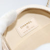 Chanel Round Clutch with Chain Quilted Calfskin with Pearl Detail