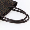 Fendi Vintage Open Tote Zucca Canvas with Leather