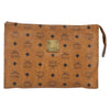 Secondhand MCM Visetos pouch Brown Pvc Accessories