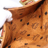 Secondhand MCM Visetos logogramme Handbag Canvas and
