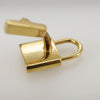 Secondhand Louis Vuitton Padlock and Key Logo Cufflinks