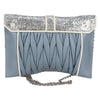 Miu Miu Madras Chain Clutch Matelasse Leather with Glitter
