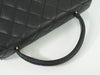 Secondhand Chanel Coco Top Handle Bag Quilted Caviar