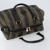 Secondhand Fendi Vintage Pequin Boston Bag