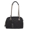 Prada Chain Shoulder Bag Quilted Tessuto