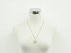Secondhand Chanel Rainbow CC Pendant Necklace Metal and Crystals