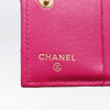 Secondhand Chanel Textured CC Bifold Wallet Quilted Caviar