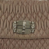 Miu Miu Turnlock Convertible Top Handle Bag Matelasse Leather