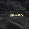 Prada Bow Tie Pleated Tote Leather