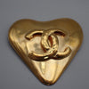 Secondhand Chanel Vintage CC Heart Brooch