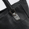 Chanel Square Stitch Tote Quilted Leather