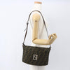 Fendi Vintage Pocket Shoulder Bag Zucca Canvas