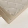 Secondhand Chanel Camellia Bow Flap Card Holder with Chain Quilted