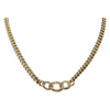 Secondhand Christian Dior CD Chain Link Necklace