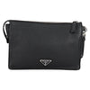 Secondhand Prada Wristlet Zip Clutch Vitello Daino