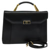 Secondhand Bally Vintage Handbag Black Leather Bags