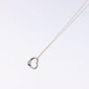 Tiffany & Co. Elsa Peretti Open Heart Pendant Necklace Sterling Silver