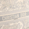 Christian Dior Book Tote Embroidered Canvas