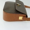 Secondhand Celine Vintage Convertible Macadam Turnlock Shoulder Bag Canvas and