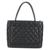 Secondhand Chanel Medallion Tote Quilted Caviar