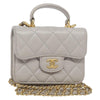 Chanel Vintage CC Flap Crossbody Bag Quilted Lambskin