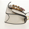 Secondhand Miu Miu Madras Crystal Buckle Shoulder Bag