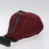 Secondhand Burberry Waist Bag Red Nylon Bags