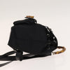 Secondhand Gucci Vintage Bamboo Backpack Nylon and