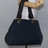 Secondhand Bottega Veneta Braided Handle Open Tote Bag Canvas with