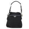 Secondhand Prada Double Pocket Shoulder Bag Tessuto