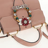 Secondhand Miu Miu Madras Crystal Buckle Shoulder Bag