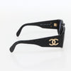 Chanel CC Logo Matelasse Sunglasses Eye Wear Plastic