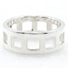 Gucci Open Square Ring Silver 925