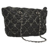 Secondhand Chanel Tweed on Stitch Zip Tote Quilted