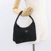Secondhand Prada Hobo Tessuto Black Nylon Accessories