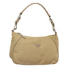 Secondhand Prada Hobo Tessuto Beige Nylon Bags