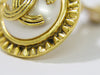 Secondhand Chanel CC Earring Metal with Resin and Faux