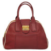 Miu Miu Front Pocket Convertible Satchel Leather