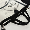Secondhand Prada Logo Tote Clear Plastic Accessories