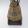 Secondhand Burberry Nova Check Handbag Nova Check Canvas and