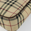 Secondhand Burberry Zip Messenger Bag Nova check Canvas and