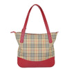 Secondhand Burberry Nova Check Tote Canvas and