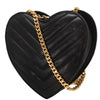 Saint Laurent Love Heart Chain Bag Leather