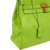 Hermes Kelly Handbag Green Gulliver with Gold Hardware