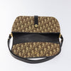 Christian Dior Vintage CD Flap Shoulder Bag Canvas